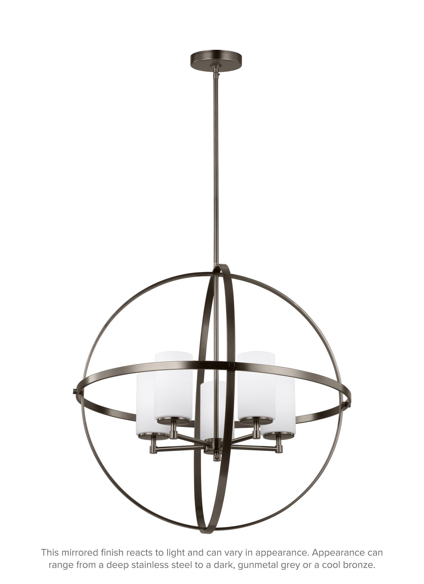 Alturas contemporary 5-light indoor dimmable ceiling chandelier pendant light in brushed oil rubbed bronze finish with etc...