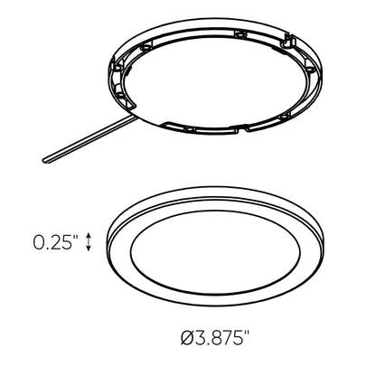 12V Round Slim Puck