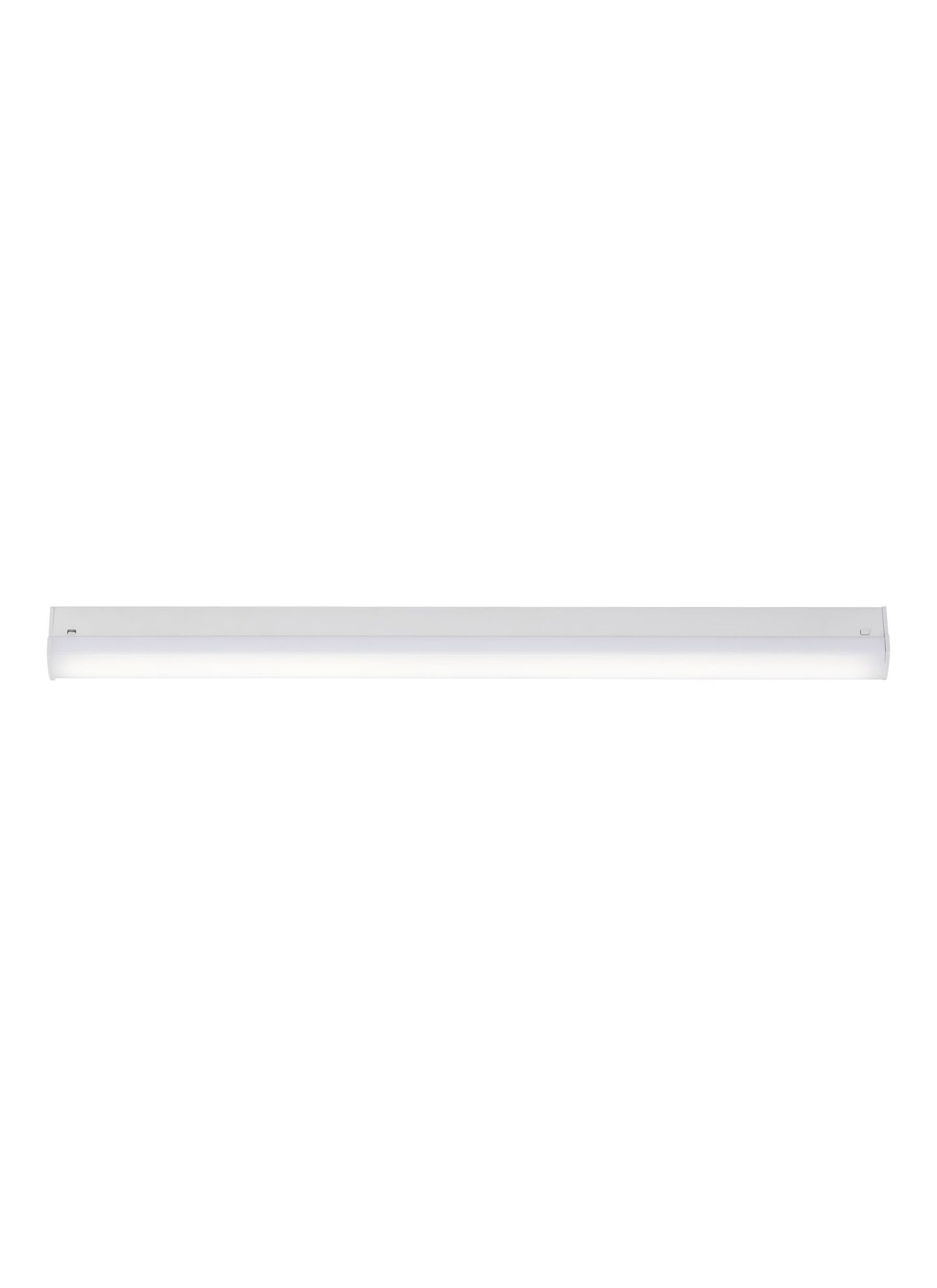 Bowan traditional 1-light LED indoor dimmable two foot ceiling flush mount or wall mount fixture in white finish with whit...