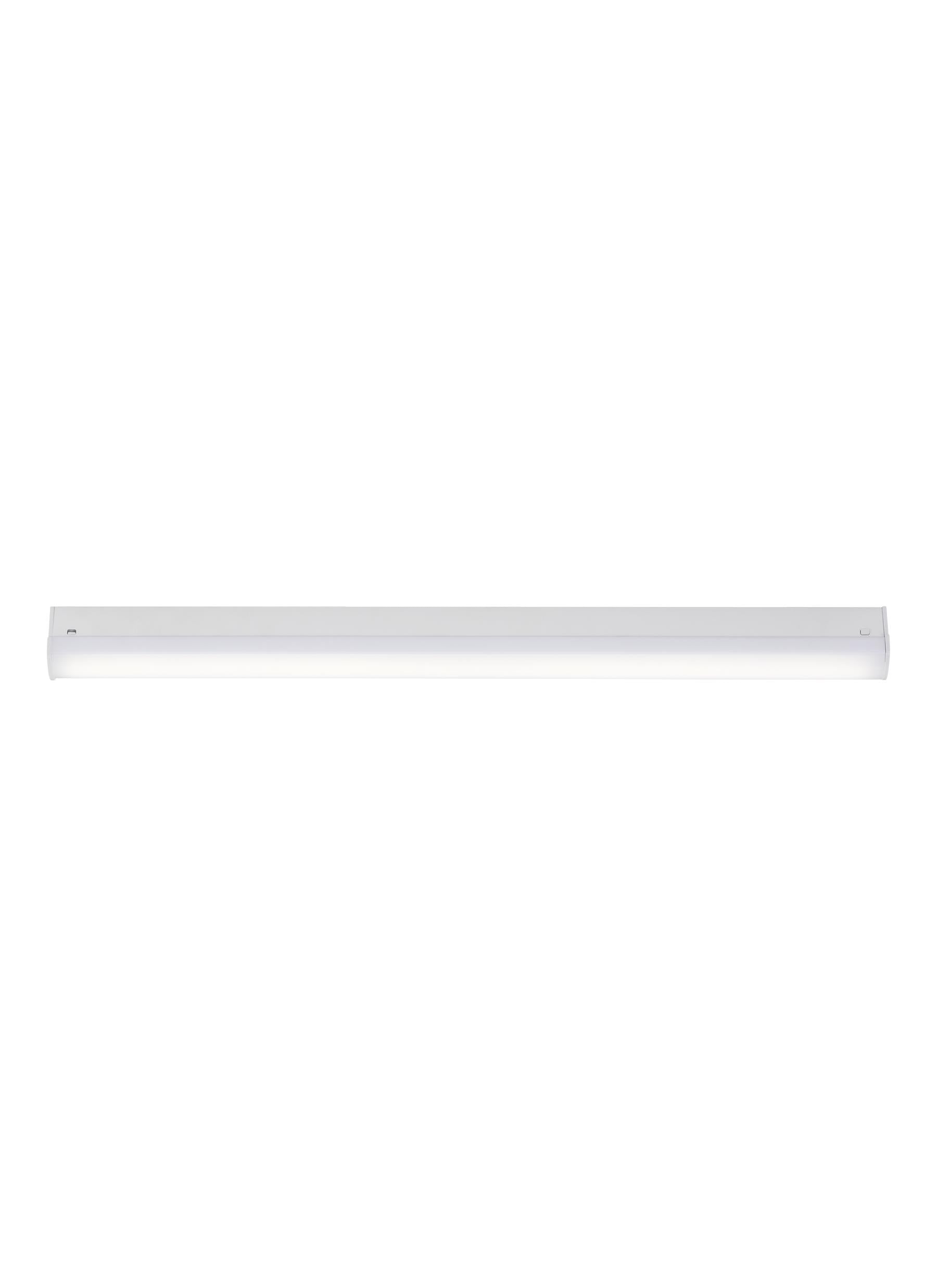 Bowan traditional 1-light LED indoor dimmable two foot ceiling flush mount or wall mount fixture in white finish with whit...