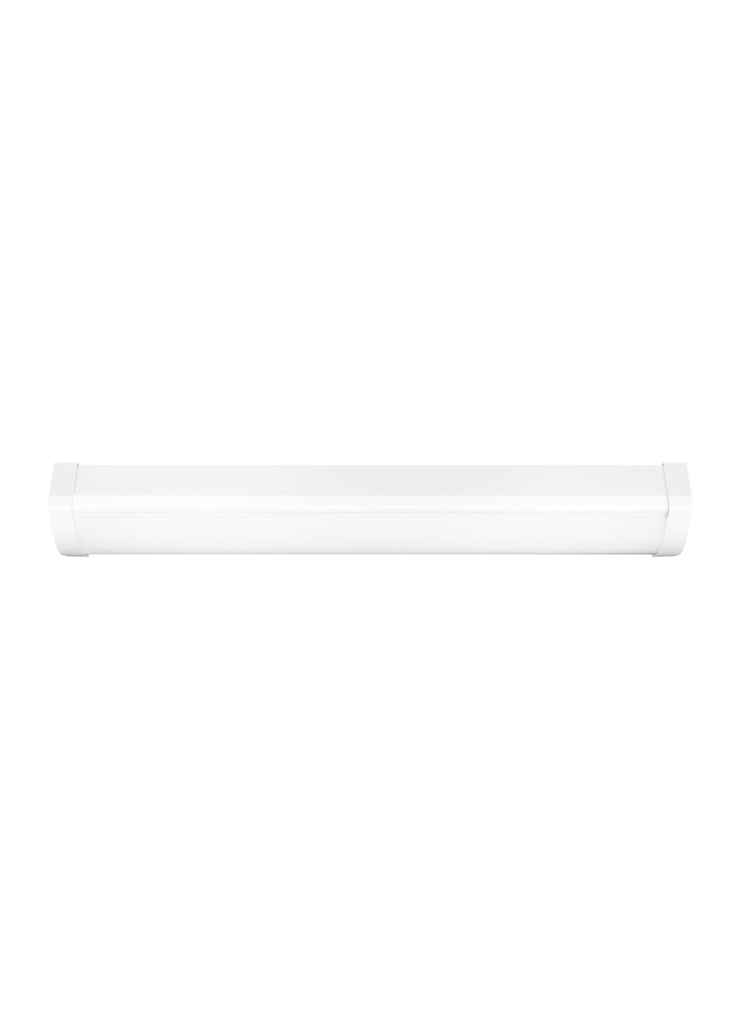 Drop Lens LED traditional 1-light LED indoor dimmable two foot ceiling flush mount in white finish with frosted acrylic di...