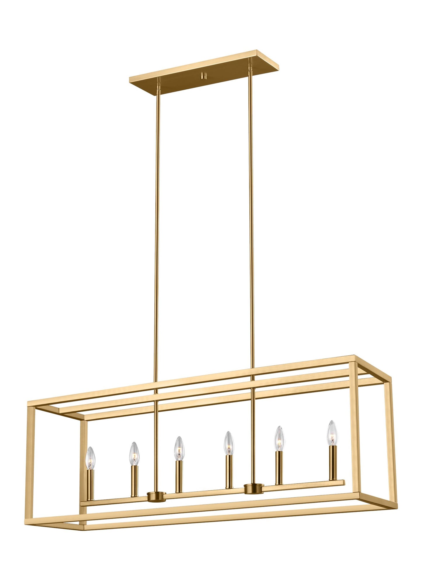 Moffet Street Six Light Island Pendant