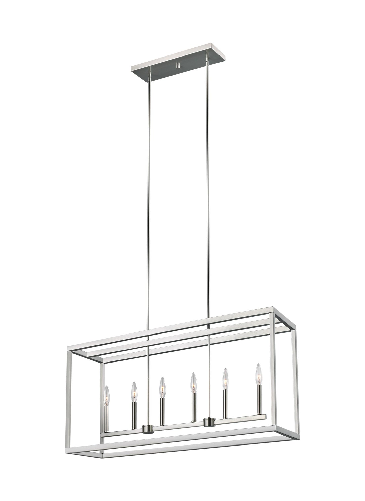 Moffet Street Six Light Island Pendant