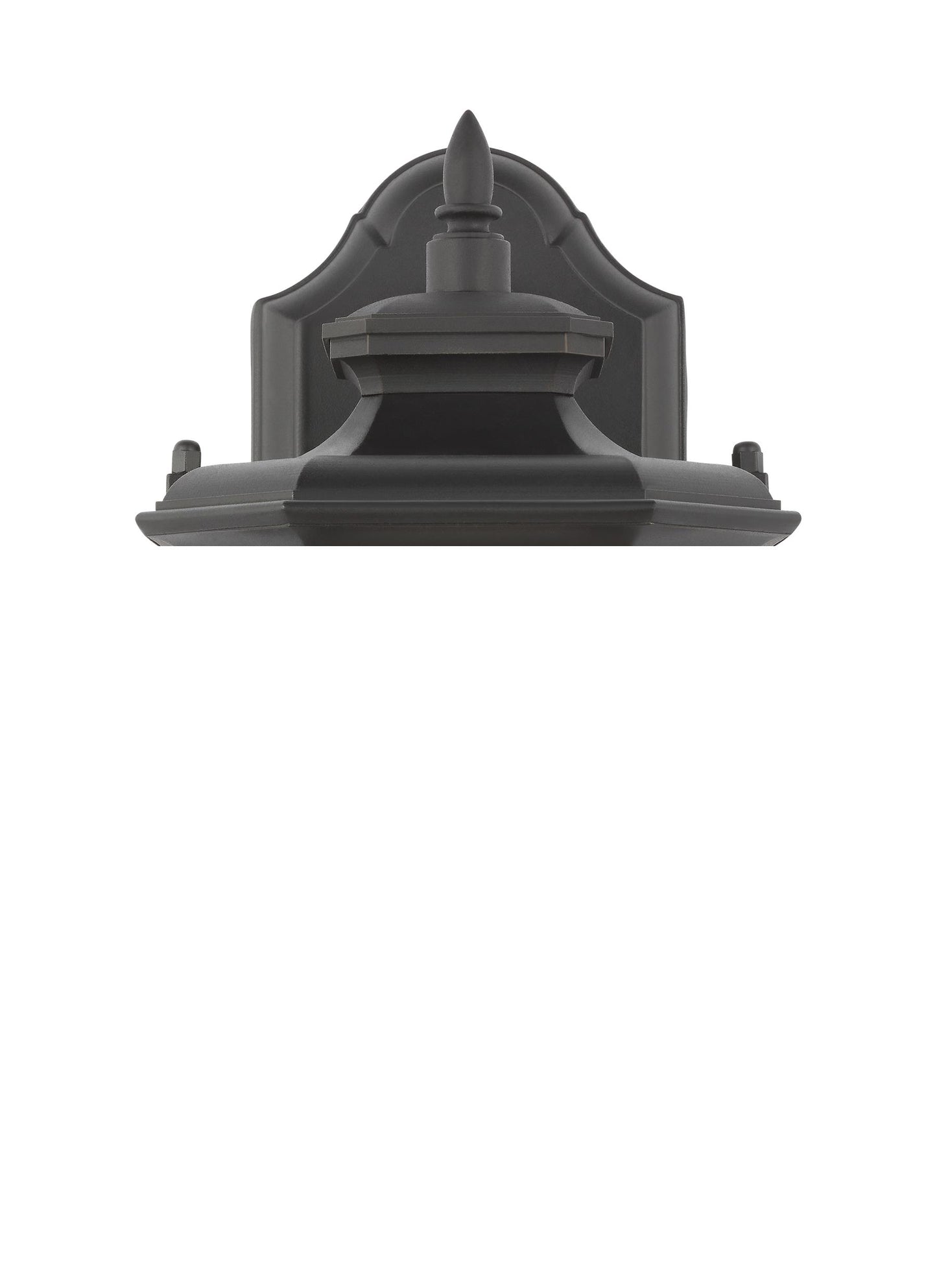 Childress traditional 1-light outdoor exterior extra small outdoor wall lantern sconce in black finish with satin etched g...