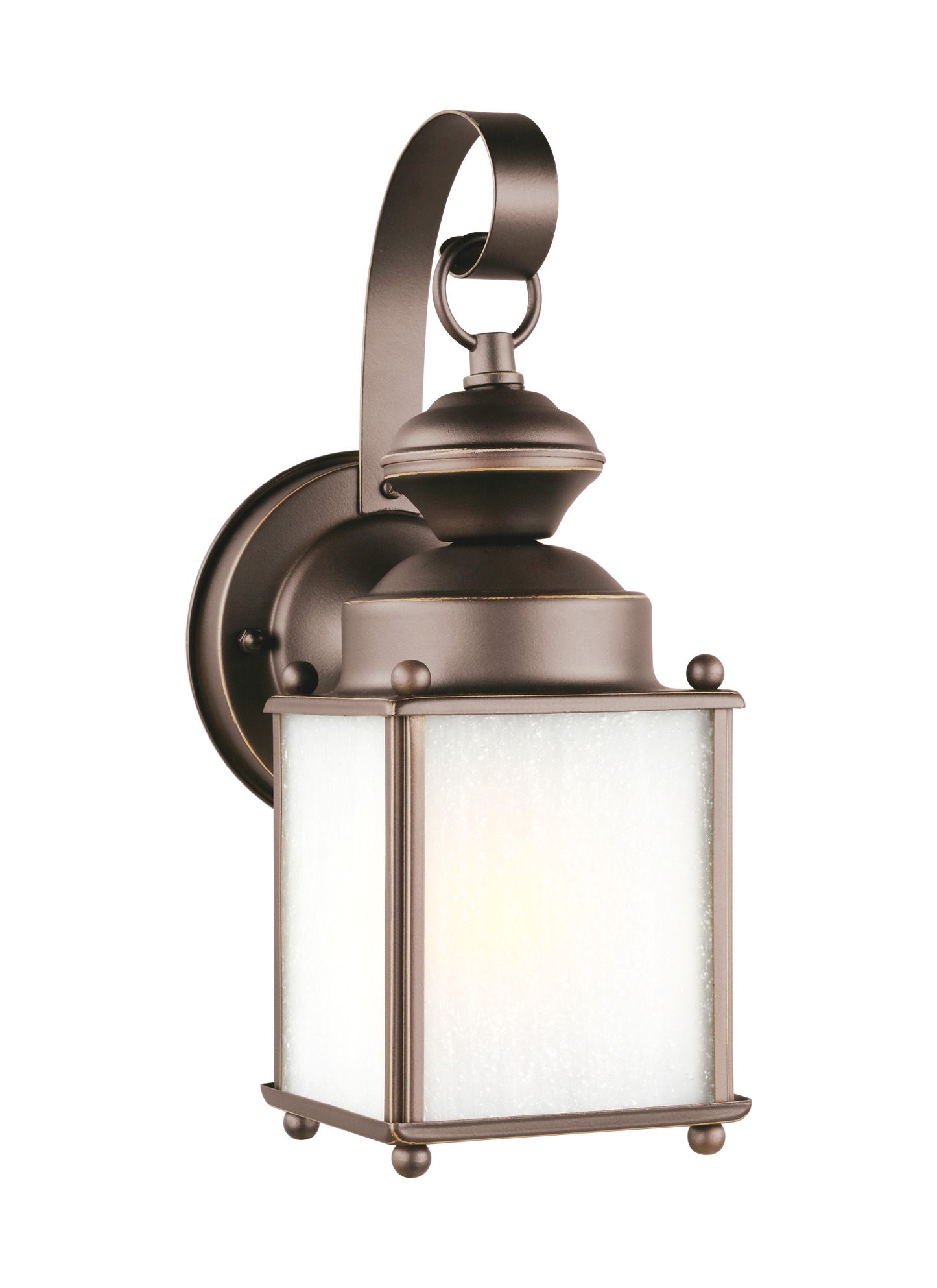 Jamestowne transitional 1-light small outdoor exterior wall lantern in antique bronze finish with clear beveled glass panels