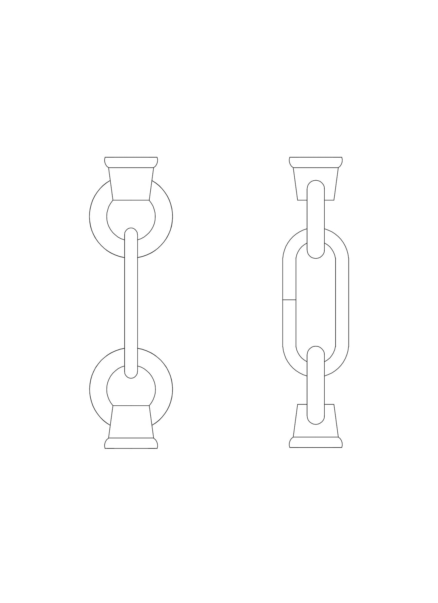 Replacement Chain Link and Loop in Chrome