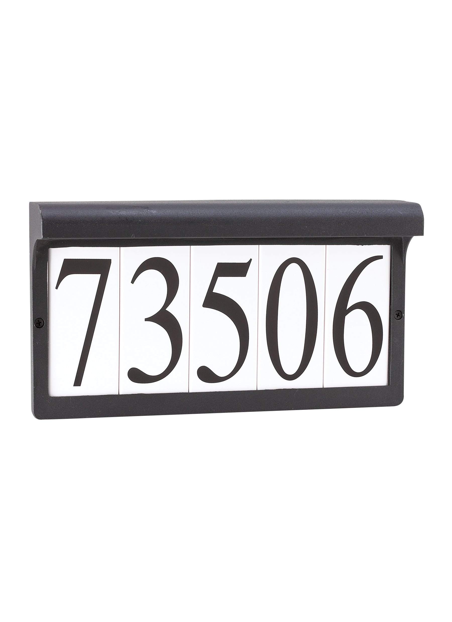 Address light collection traditional black powdercoat aluminum address sign light fixture
