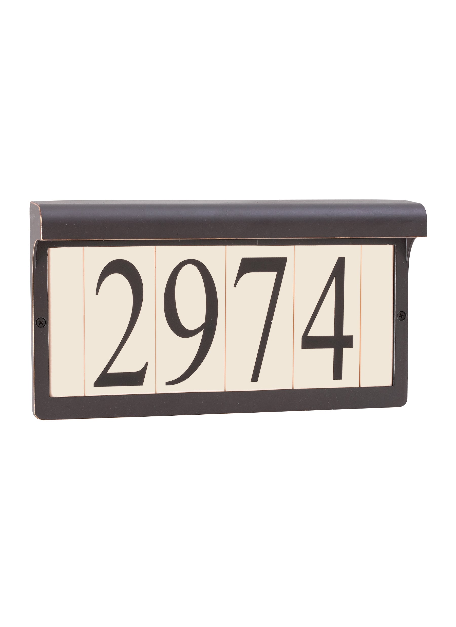 Address light collection antique bronze aluminum address sign light fixture