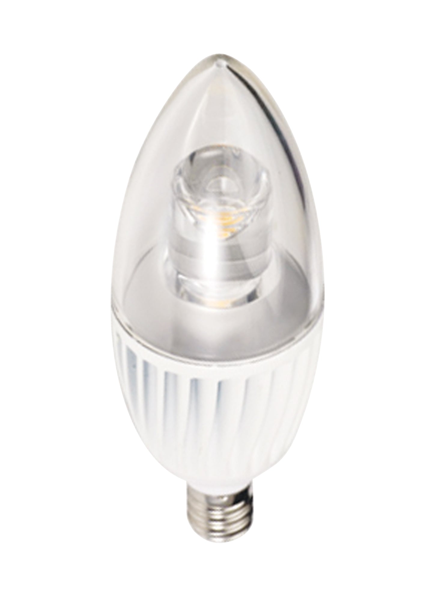 LED Lamp 4.5w 120V Clear B10 Candelabra Base 3000K LED bulb