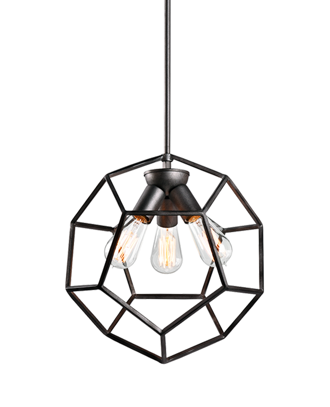 Geometry  3-Light Pendant