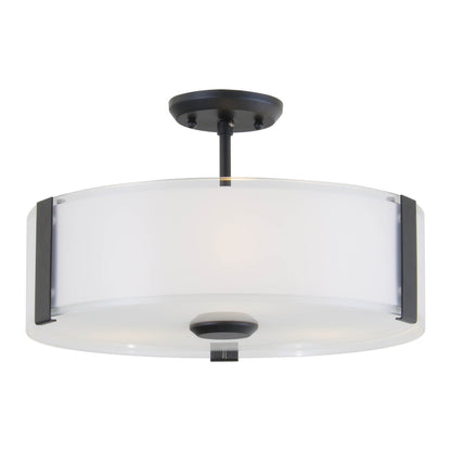 Zurich 3-Light Semi-Flush Mount