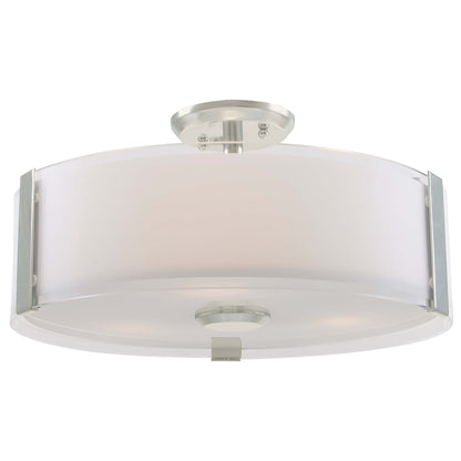 Zurich 3-Light Semi-Flush Mount