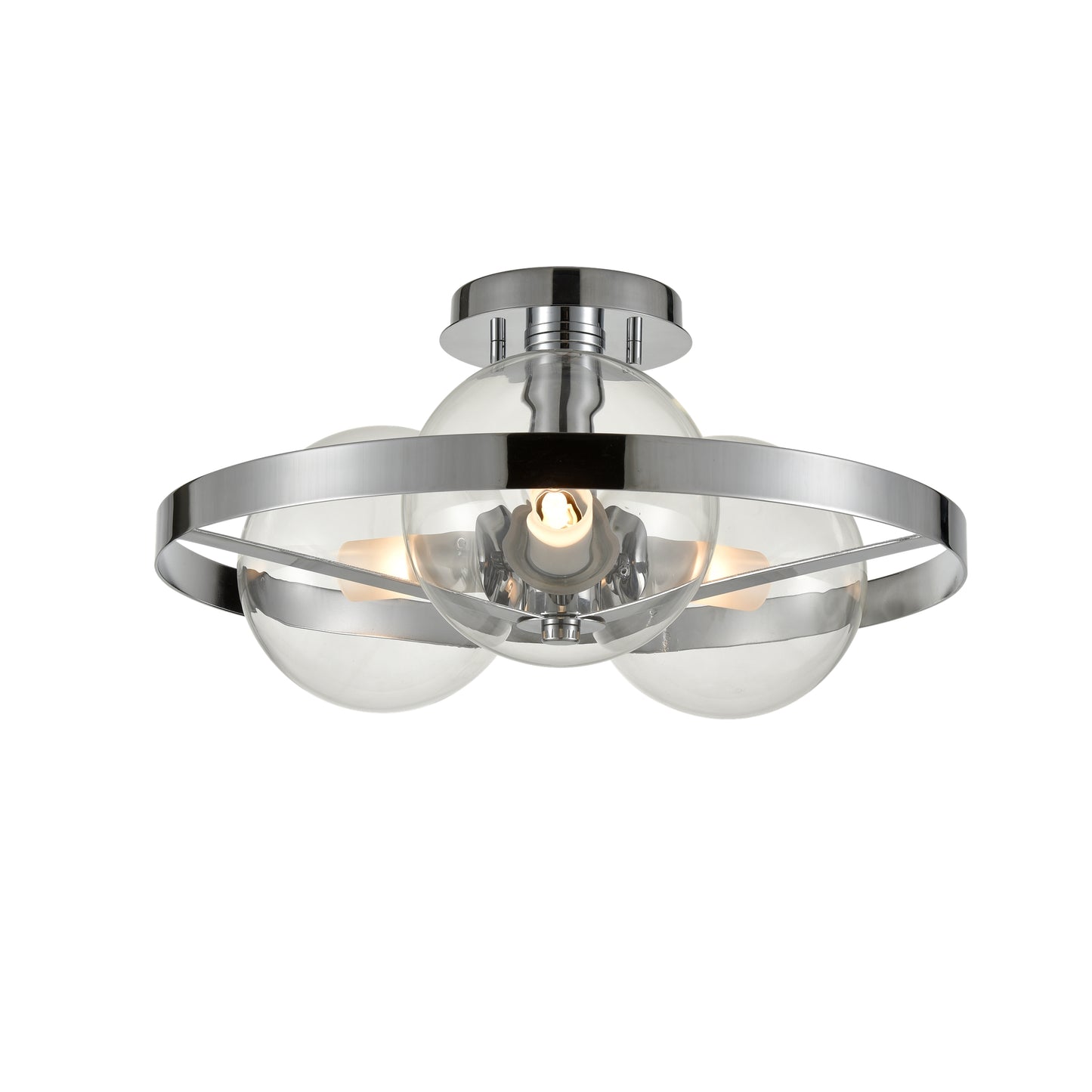 Courcelette 3-Light Semi-Flush Mount