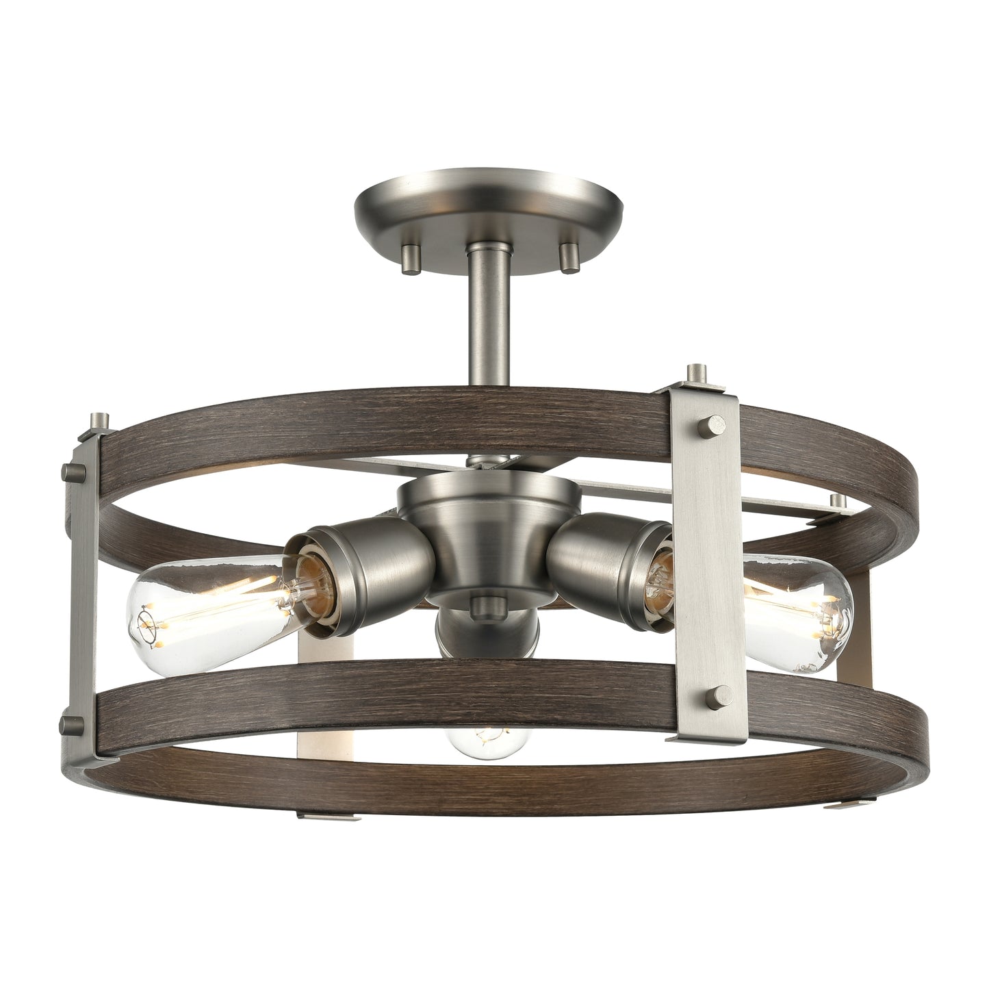 Oakhurst 3-Light Semi-Flush Mount