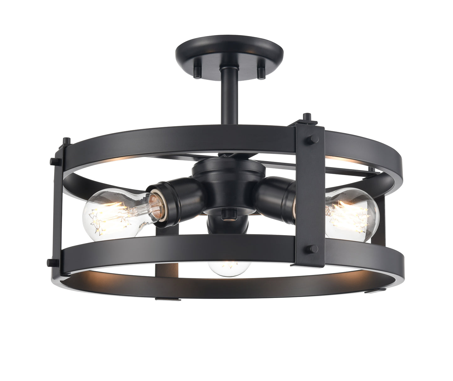 Oakhurst 3-Light Semi-Flush Mount