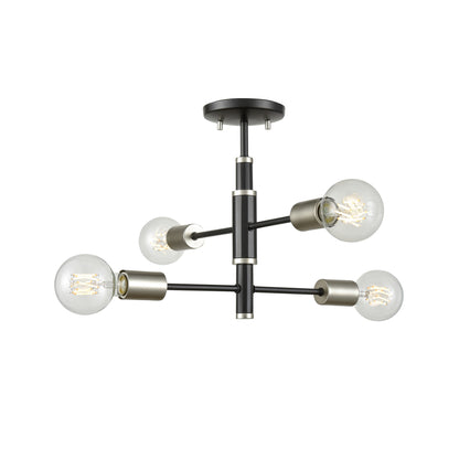 Lake Loft 4-Light Semi-Flush Mount