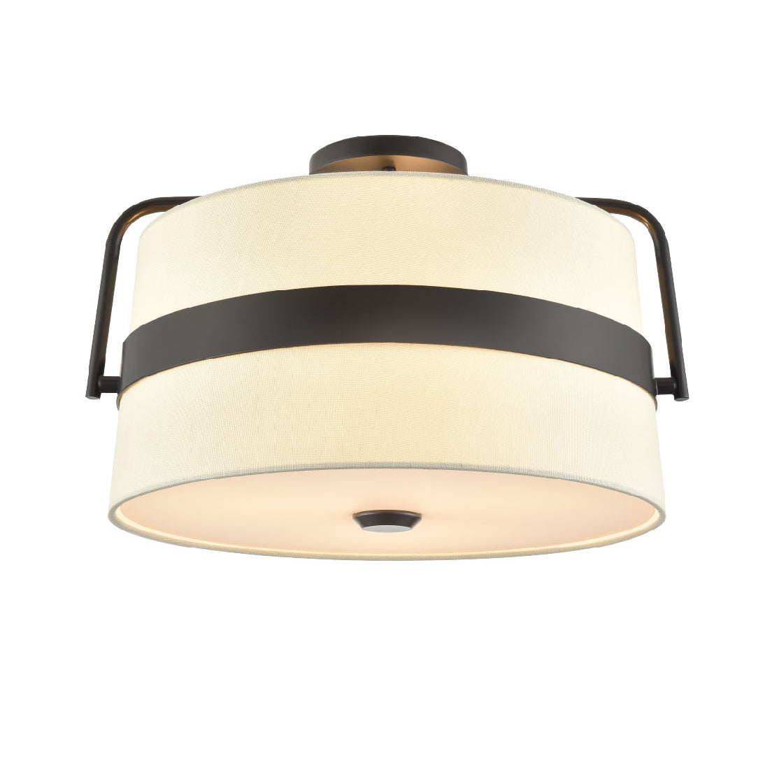 Bon Echo 3-Light Semi-Flush Mount