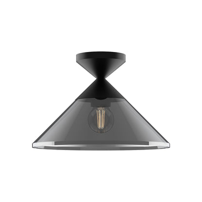 Mauer 12-in Semi Flush Mount