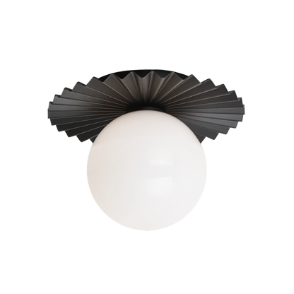 Modern Ruff 1-Light Wall Sconce/Ceiling Mount