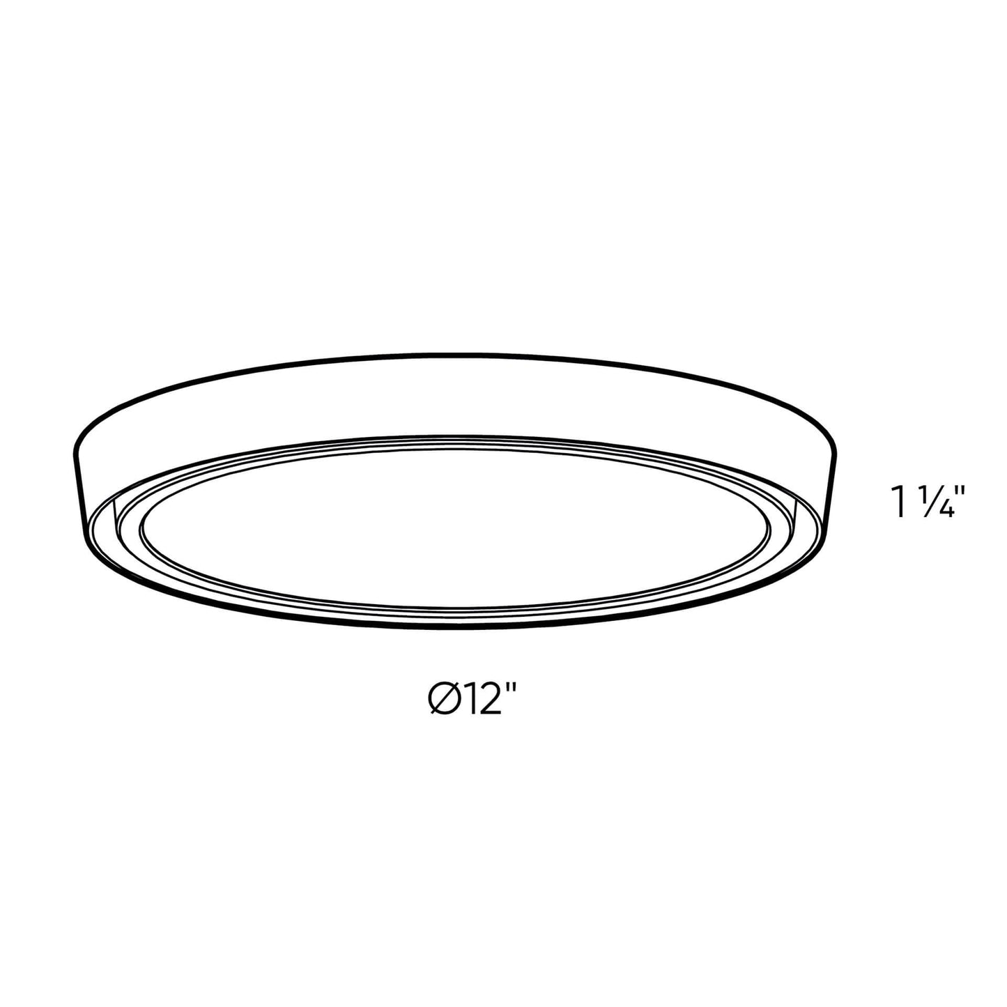 Bloom 12 Inch Dual-Light Dimmable LED Flush Mount