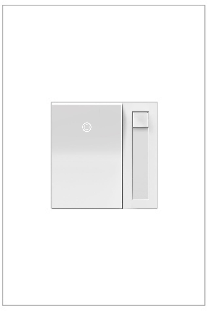 Adorne Graphite Three Gang Screwless Wall Plate With Microban