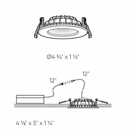 4 Inch Round Indirect LED Recessed Light