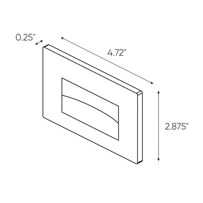 Recessed Horizontal LED Step Light