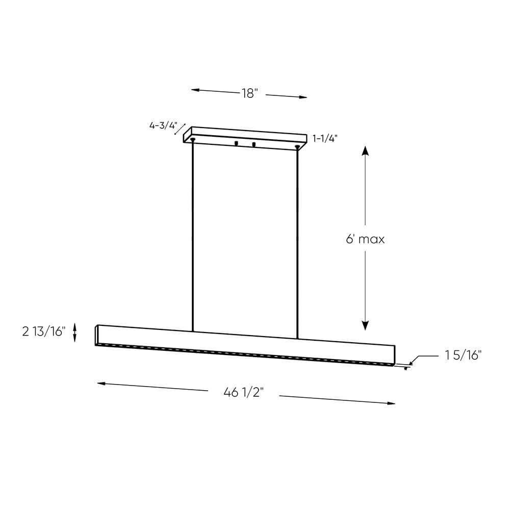 Linear with 42 spot lights CCT