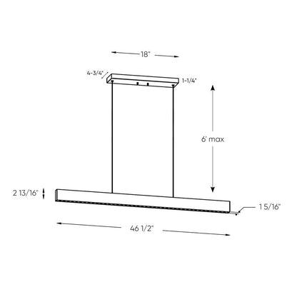 Linear with 42 spot lights CCT