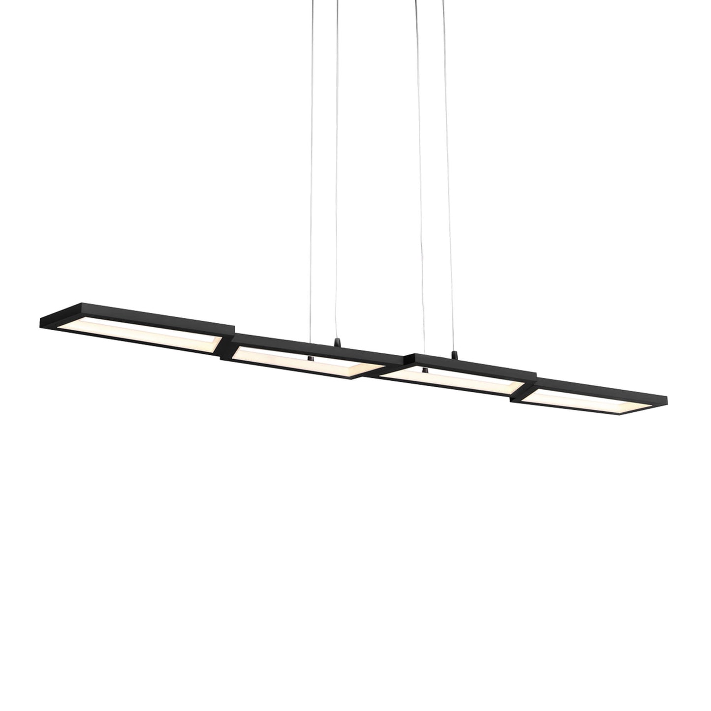 44 Inch Geometric Linear LED Pendant Light