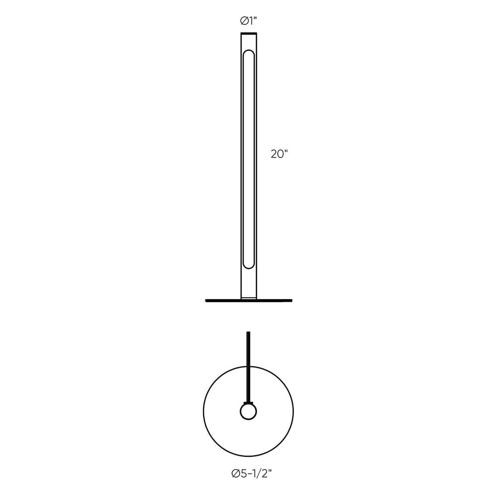 DALS Connect Smart Wi-Fi Digital Table Lamp